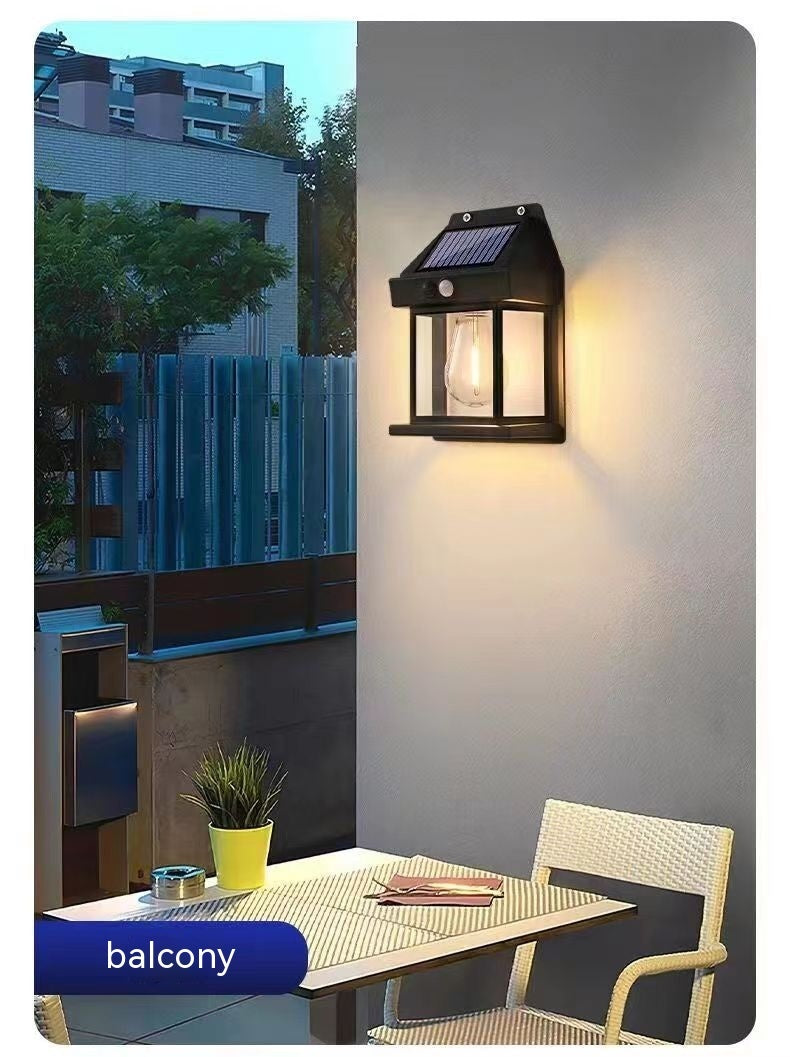 Outdoor Solar  Waterproof Garden Wall Lamp