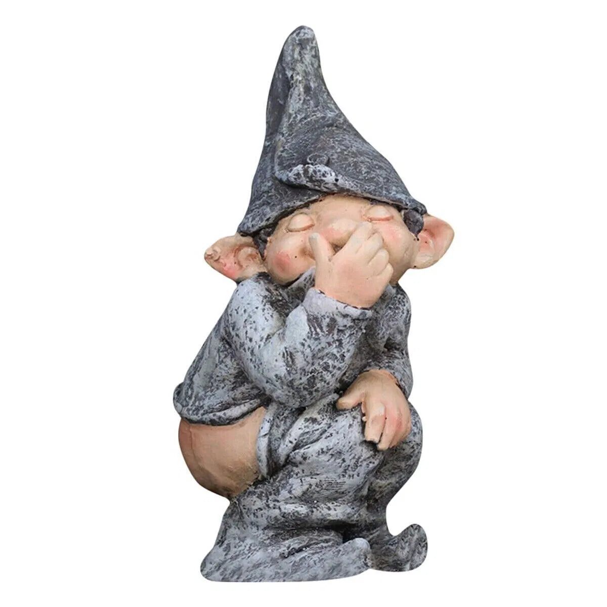 Funny Naughty Gnome Garden Statue