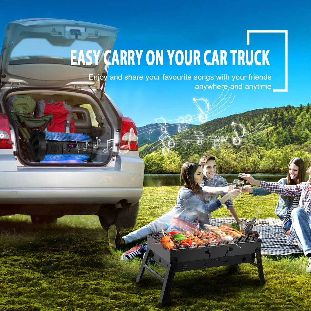 Portable Foldable Charcoal BBQ Grill