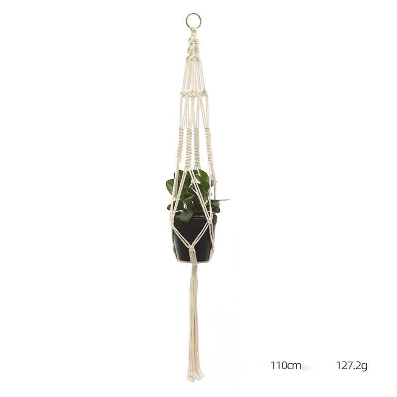 Hand-Knitted Macramé Plant Hanger