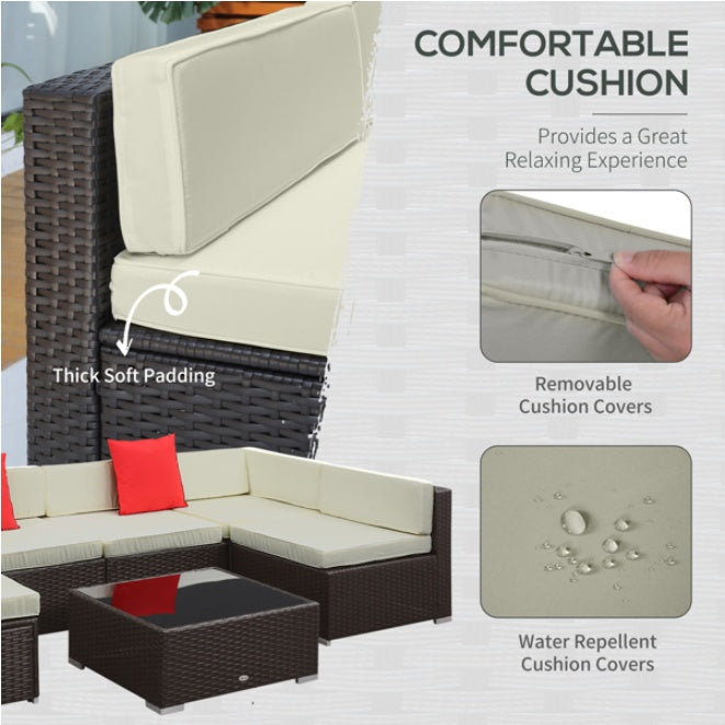 7-Piece Complete Patio Furniture Set