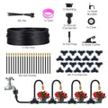 49ft 360° Automatic Drip Irrigation Kit with Misting Nozzles