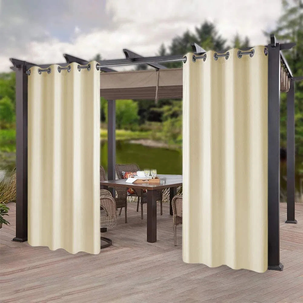 50 In. X 84 In. Indoor Outdoor Curtains Grommet