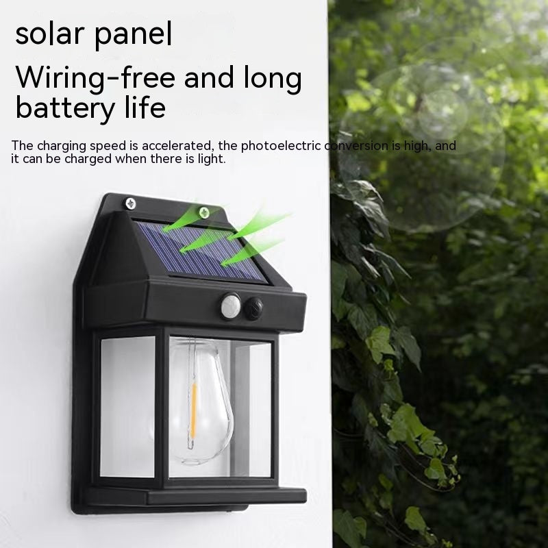 Outdoor Solar  Waterproof Garden Wall Lamp