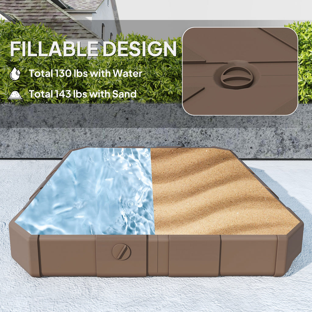Heavy Duty Square Umbrella Base for Offset