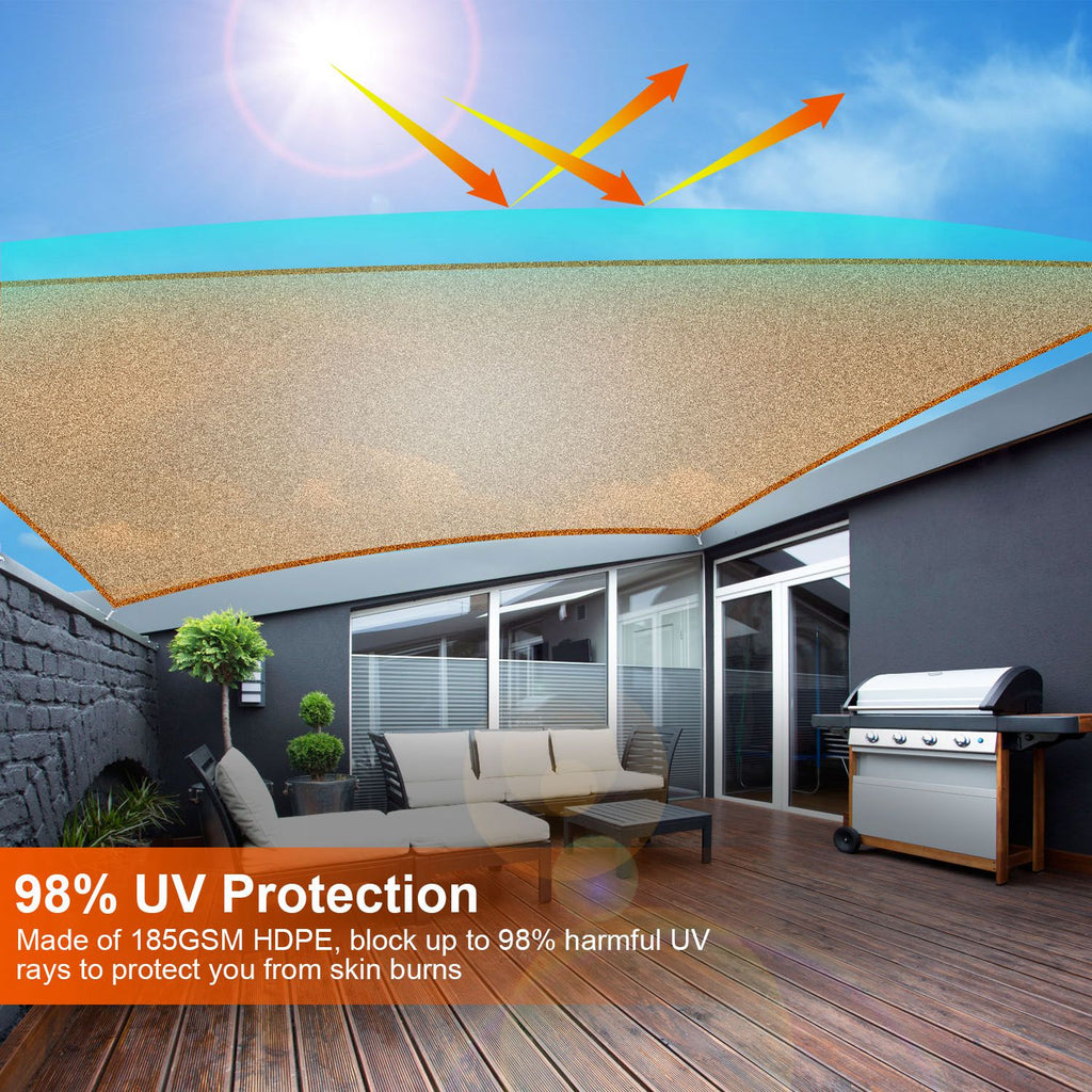 Rectangle Top Canopy 98 Percent UV Block