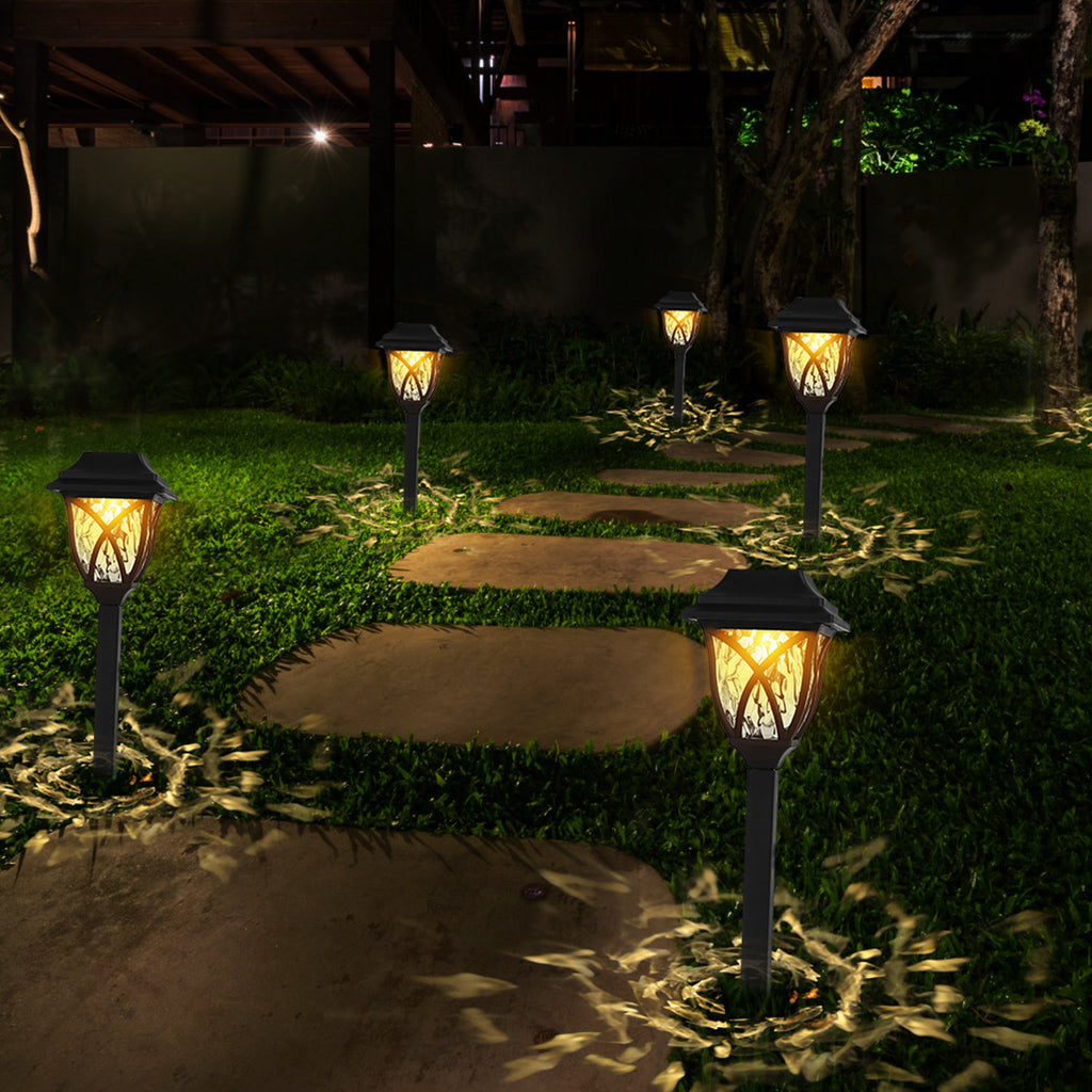 6-Pack Solar Pathway Lights – Waterproof