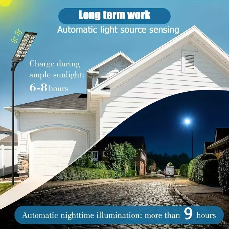 504 LED Solar Motion Sensor Street Lamp