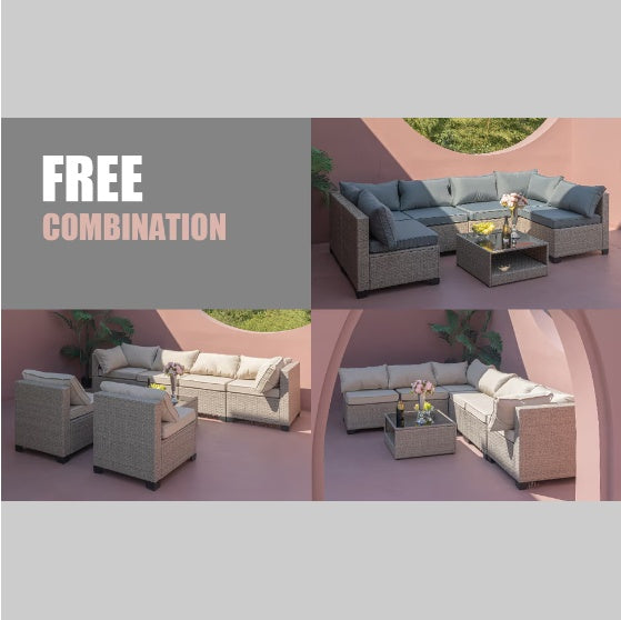 7-Piece All-Weather Patio Conversation Set