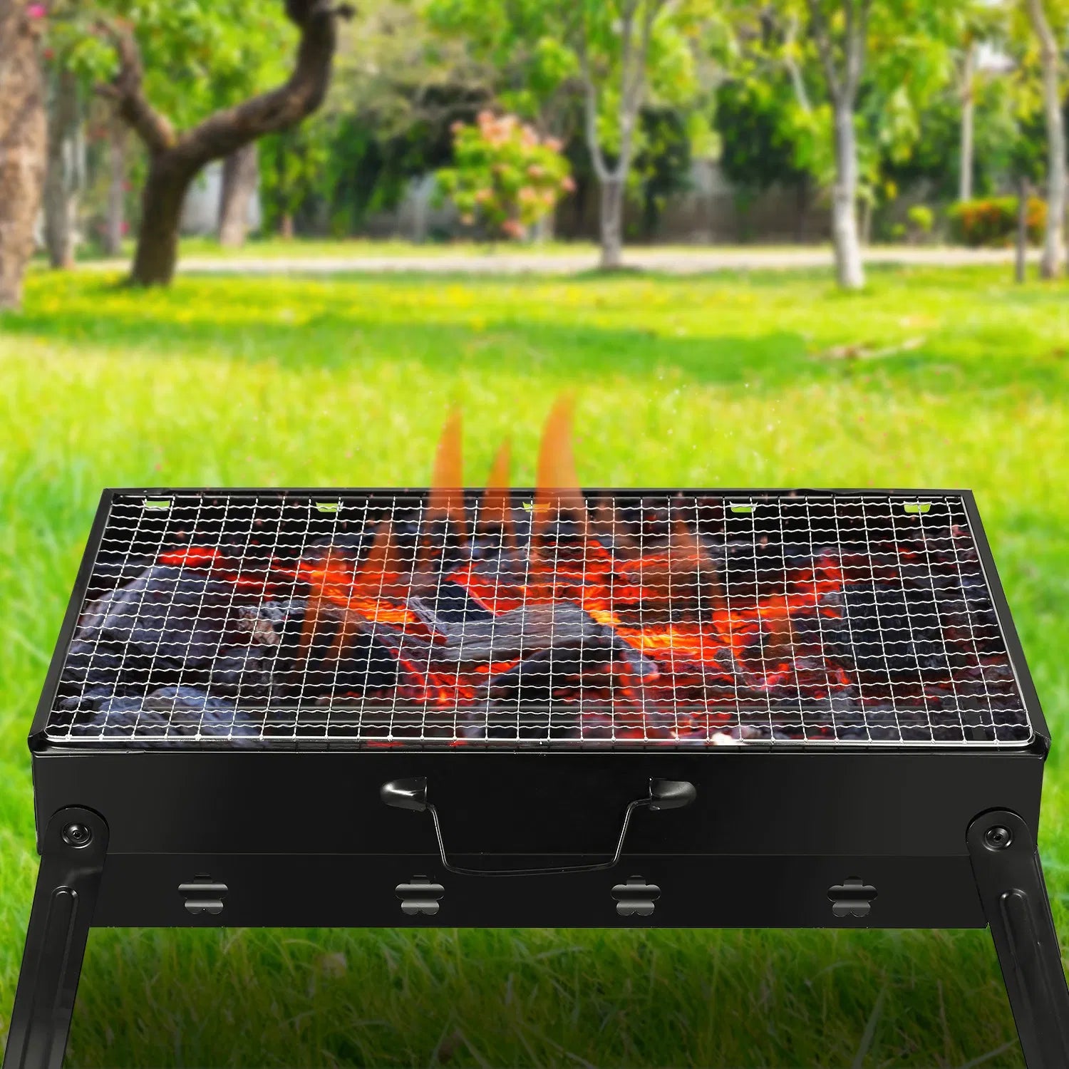 Portable Foldable Charcoal BBQ Grill