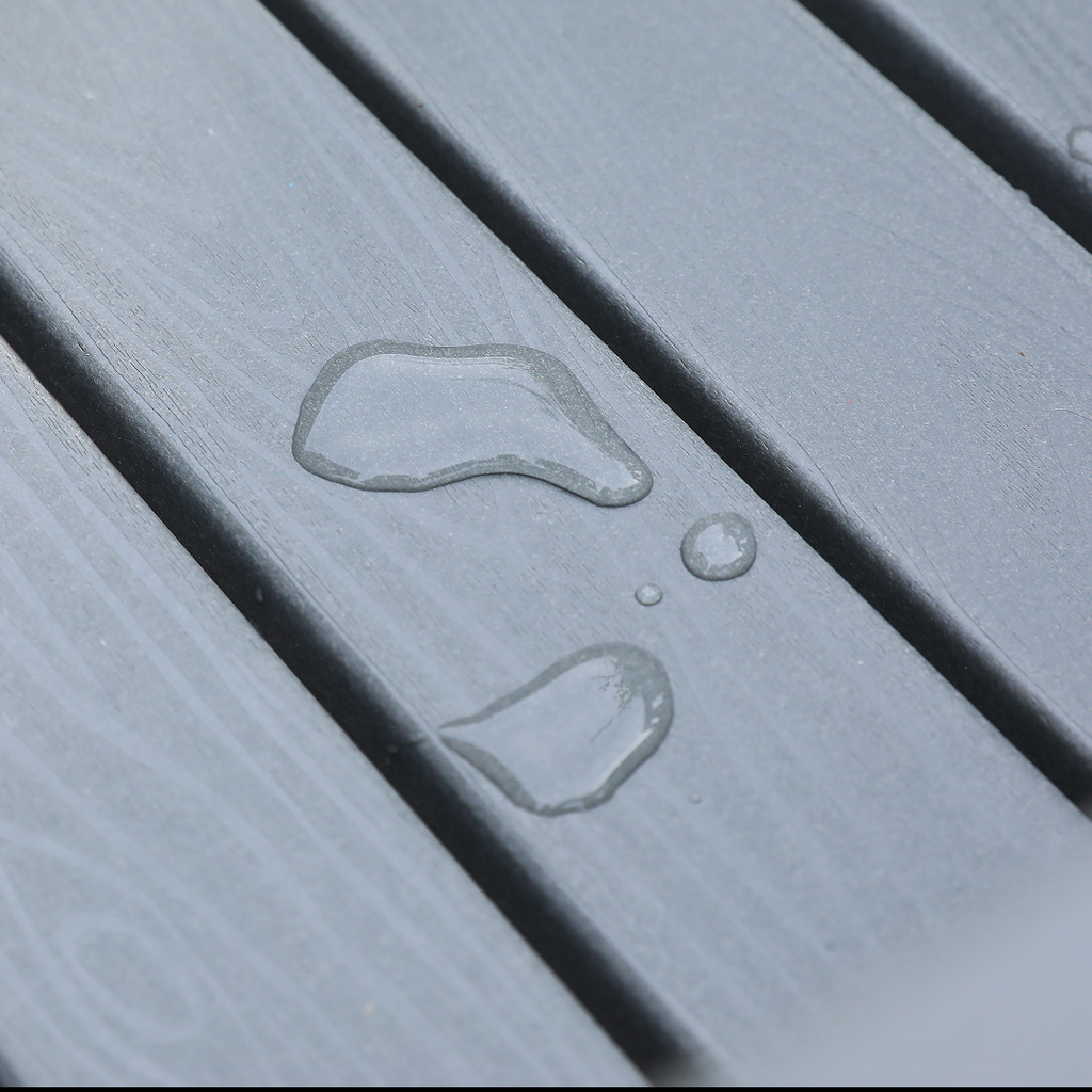 HDPE Outdoor Chair Low maintenance (Gray)