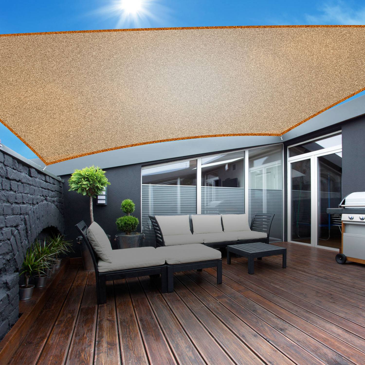Rectangle Top Canopy 98 Percent UV Block