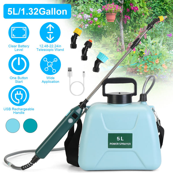 5L Battery-Powered Garden Sprayer
