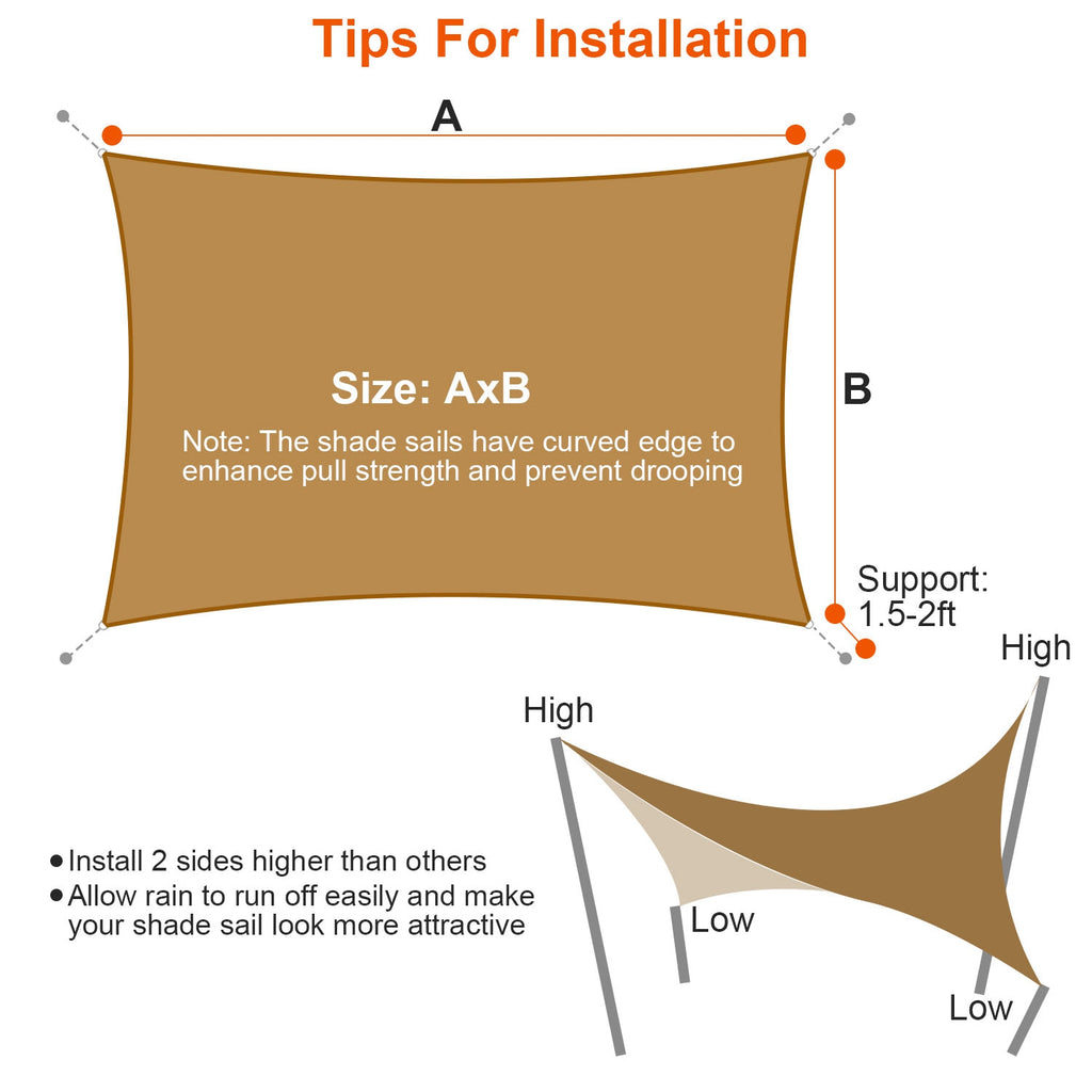 Rectangle Top Canopy 98 Percent UV Block