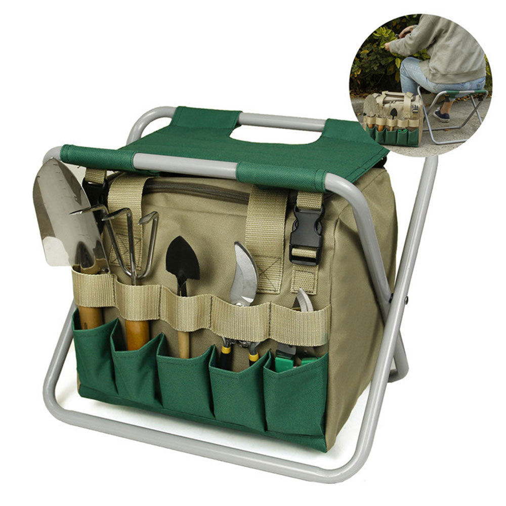 Gardening Stool with Tote Bag