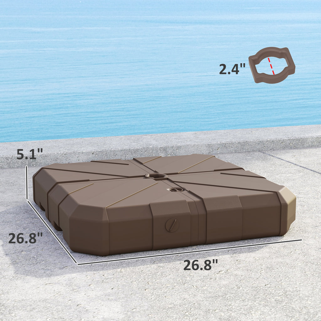 Heavy Duty Square Umbrella Base for Offset