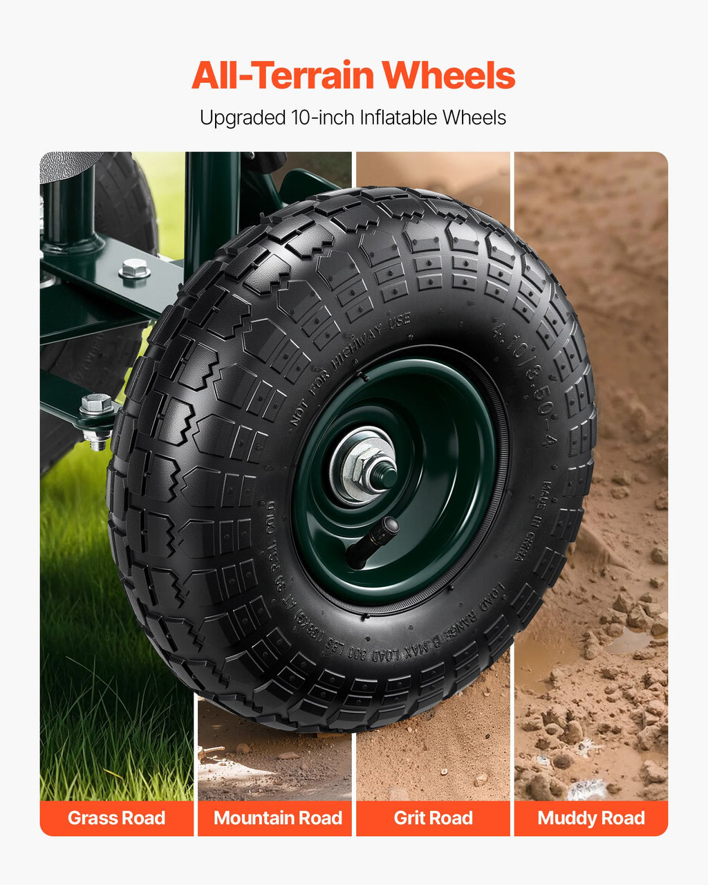 Rolling Garden Cart with Swivel Seat