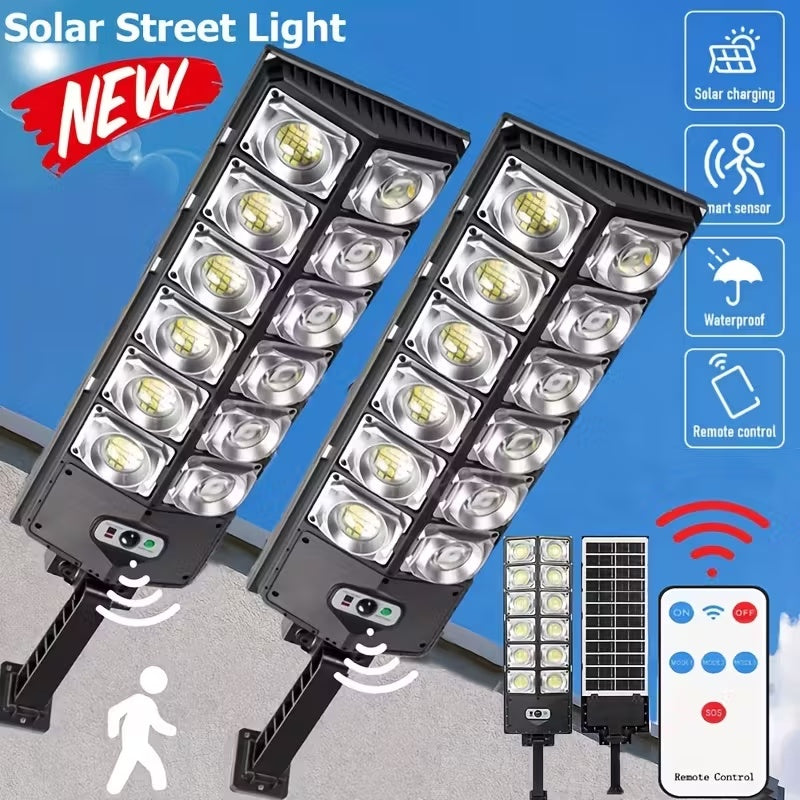 504 LED Solar Motion Sensor Street Lamp