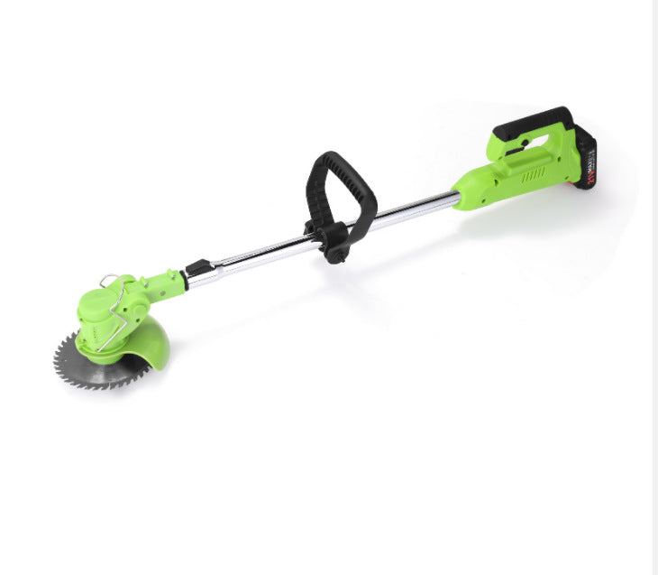 Cordless Electric Lawn Mower - Rechargeable Battery-Powered Grass Trimmer