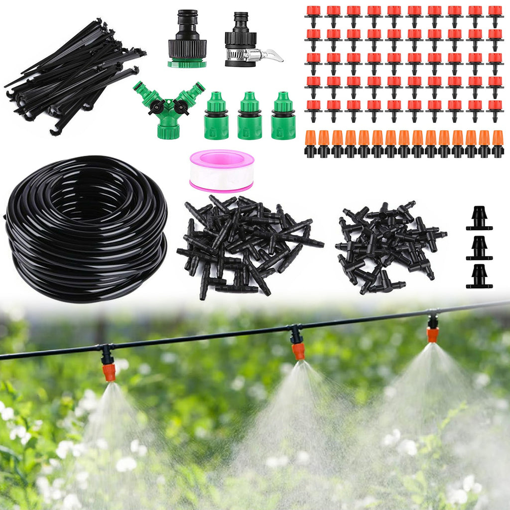 Complete 164ft Automatic Drip Irrigation System