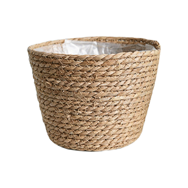 Handwoven Rattan Planter Basket
