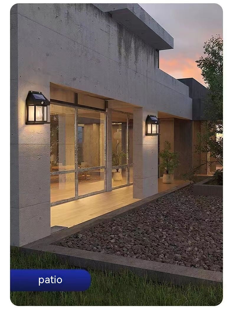 Outdoor Solar  Waterproof Garden Wall Lamp