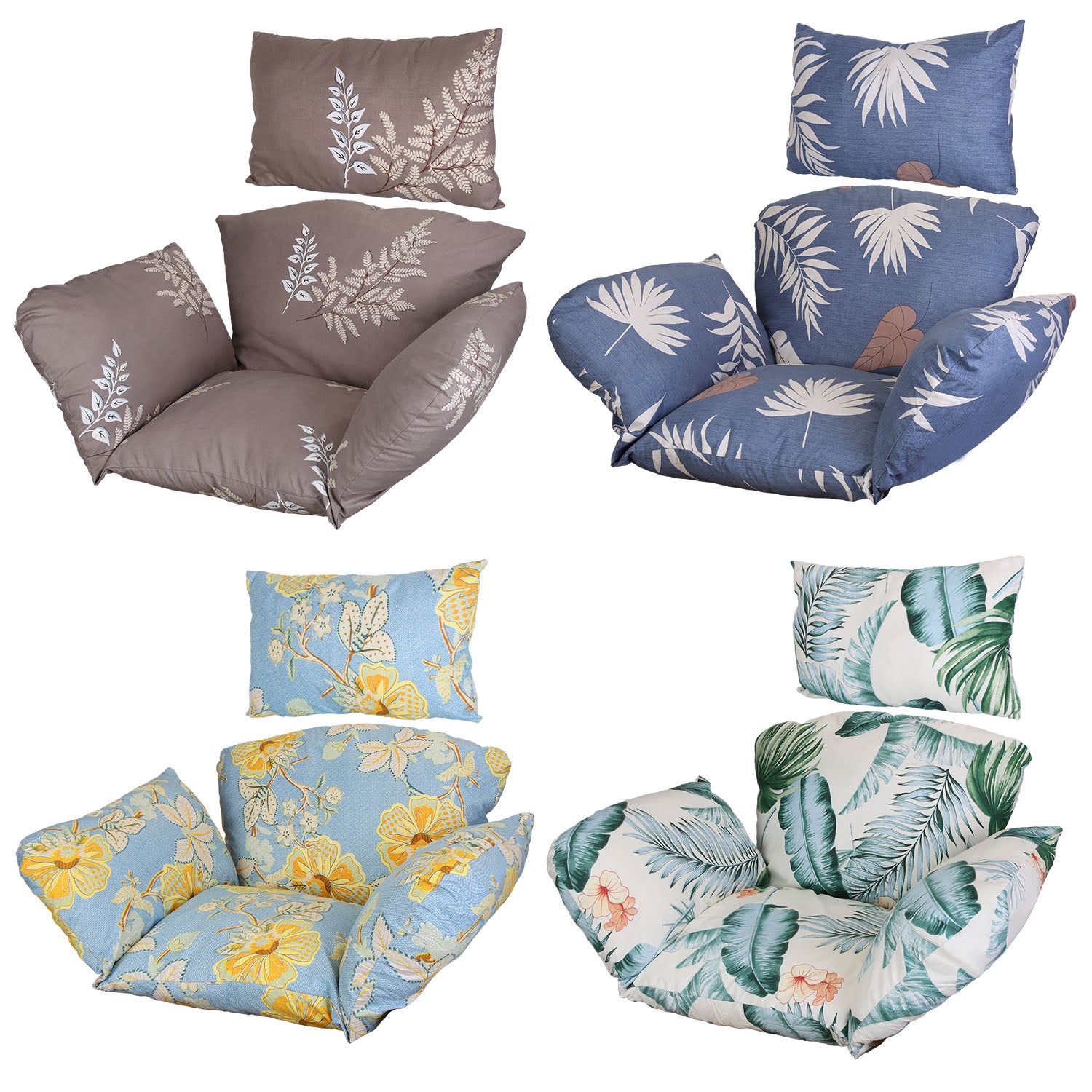 Egg Chair Cushion with Headrest