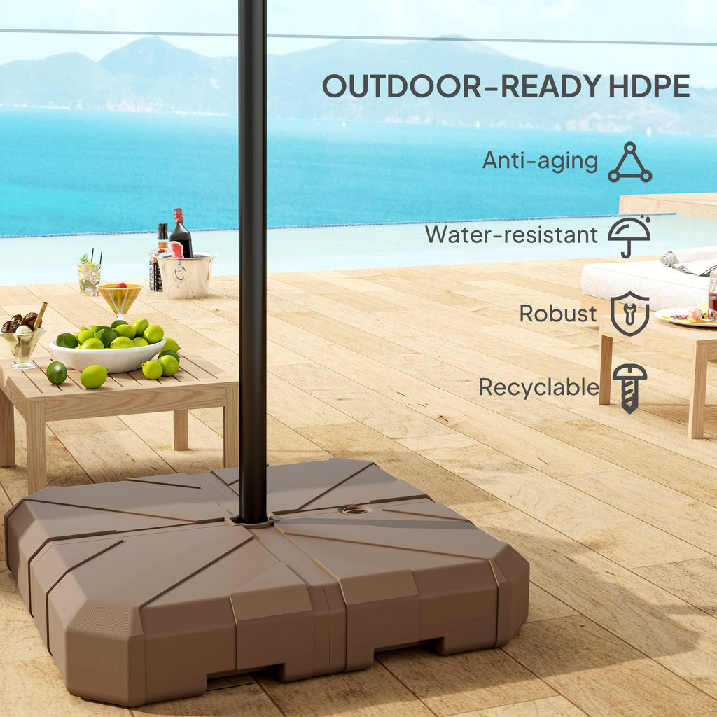 Heavy Duty Square Umbrella Base for Offset