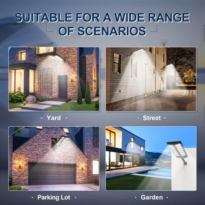 504 LED Solar Motion Sensor Street Lamp